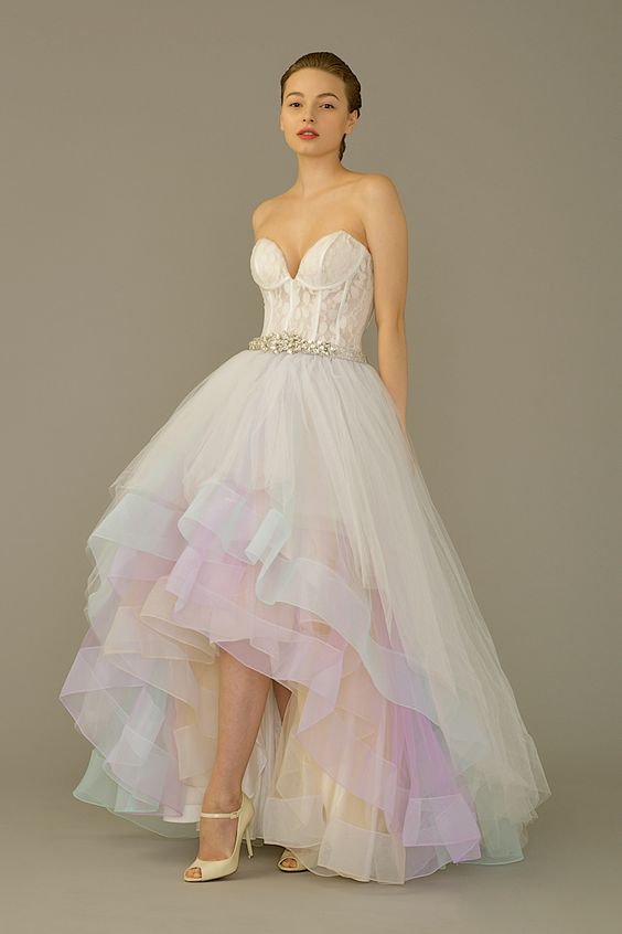  Multi  Colored  Wedding  Gowns  with Tons of Personality Part 